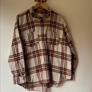 Flannel button down shirt